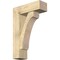 Ekena Millwork Legacy Block Rough Sawn Bracket w/ Offset Brace, Douglas Fir, 8"W x 24"D x 36"H BKT0806X24X36LEC05RDF - alternate 1